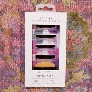 Sphynx 4-Count Portable Razor Refill